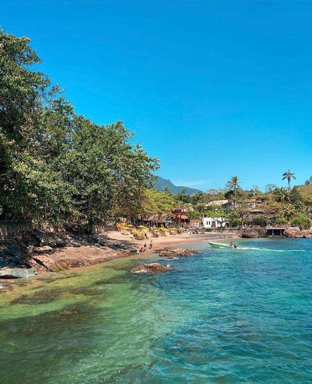 Yellow House Beira Mar Portinho Villa Илябела Екстериор снимка